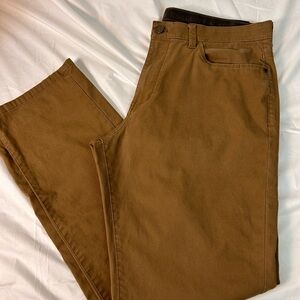 English Laundry Men's Honey Brown Chino Straight Leg Pants Size 34x32